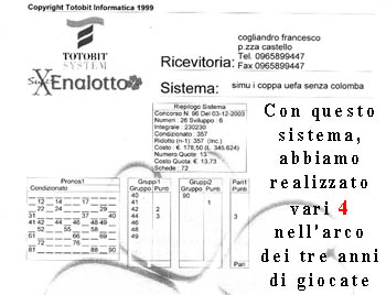 Sistema Superenalotto