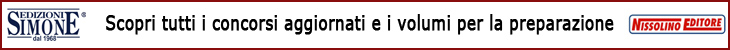 Concorsi aggiornati e volumi per la preparazione