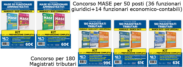 KIT Neldiritto per la preparazione ai concorsi - Clicca qui per maggiori dettagli