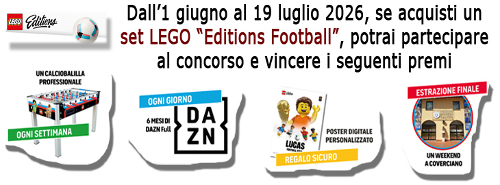 Set LEGO Editions Football - Concorso a premi